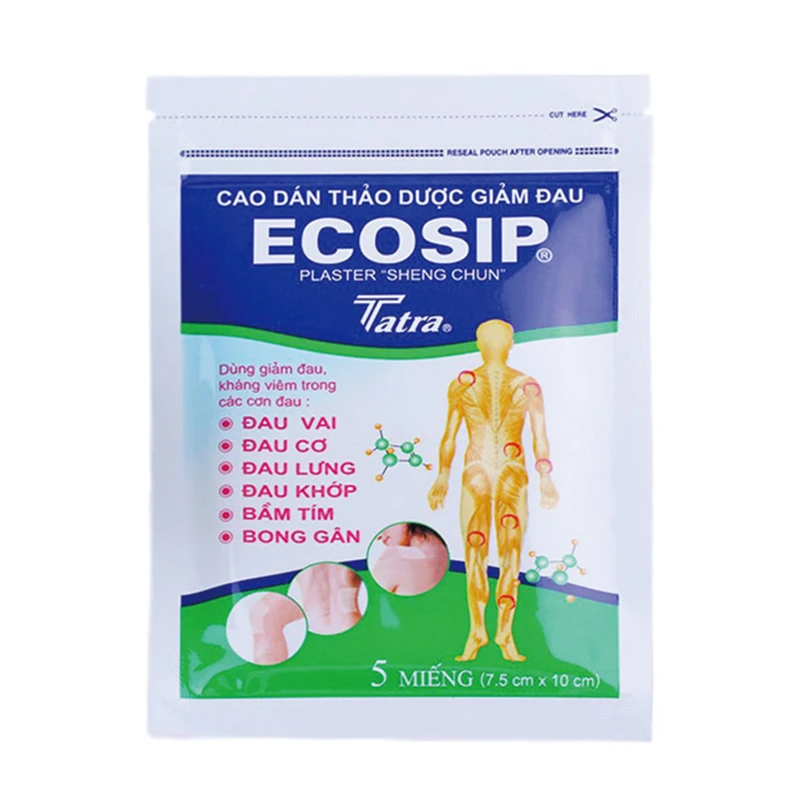 5 шт./пакет ECOSIP лечение для больных остеоартритом гиперостоз Omarthritis Rheumatalgia спондилез Семья Эфирное патч
