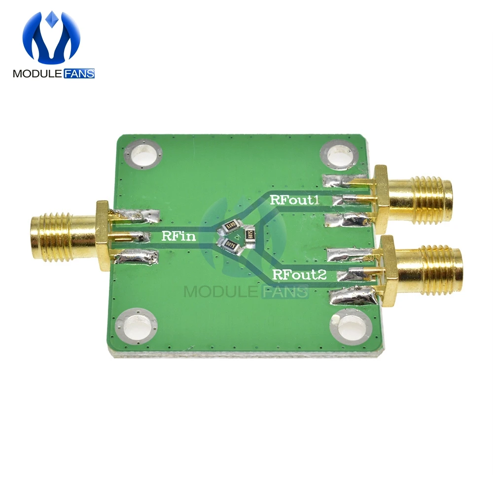 6dB 1 Minute 2 5G RF Microwave Resistor Power Distributor Microwave Module Board Power Splitter Radio Frequency Divider SMA-K