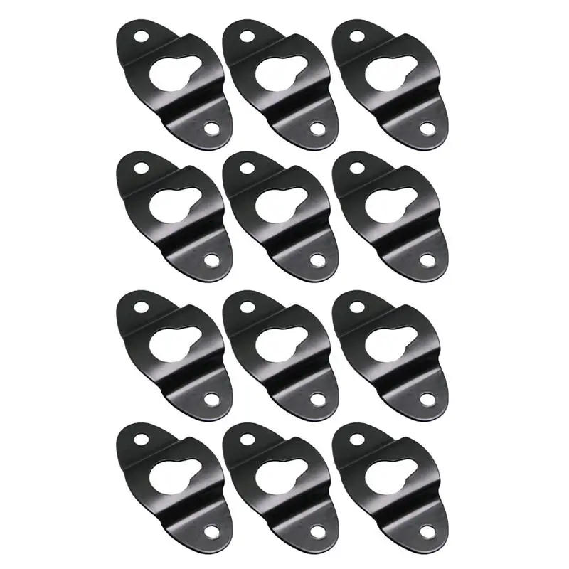 

20 PCS Strong Bearing Universal Speaker Hanger Plate Surround Sound Box Hook for Audio Speaker
