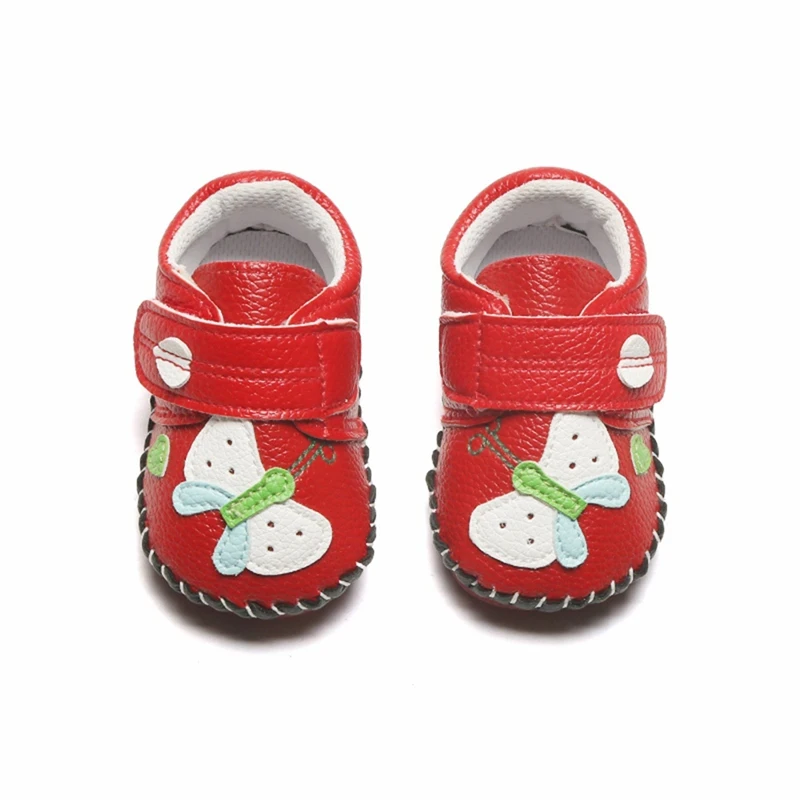 

Baby Girl Butterfly Pattern Leather Moccasin Print Soft Soled Newborn Infant Shoes Boy Toddler First Walkers Gifts
