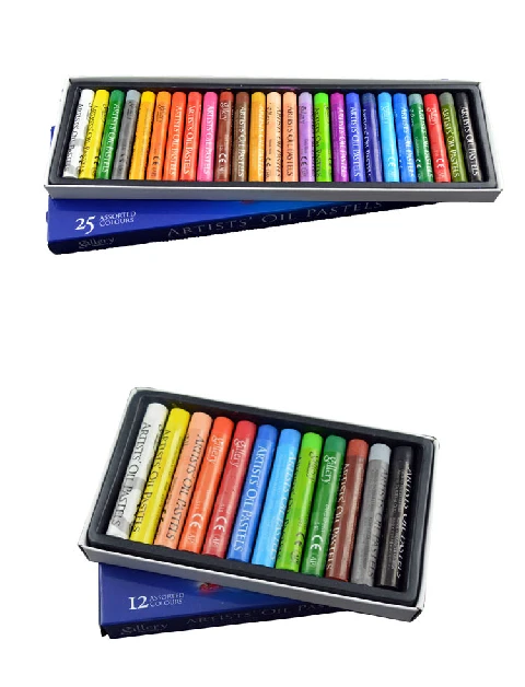 Ассорти 12/25/48 цветов масляные круглые пастельные принадлежности для художников