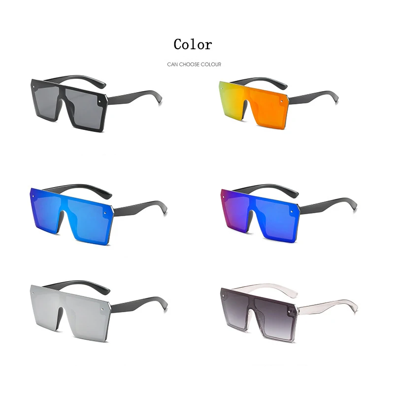 Новинка 2020 большие квадратные солнцезащитные очки женские Роскошные брендовые