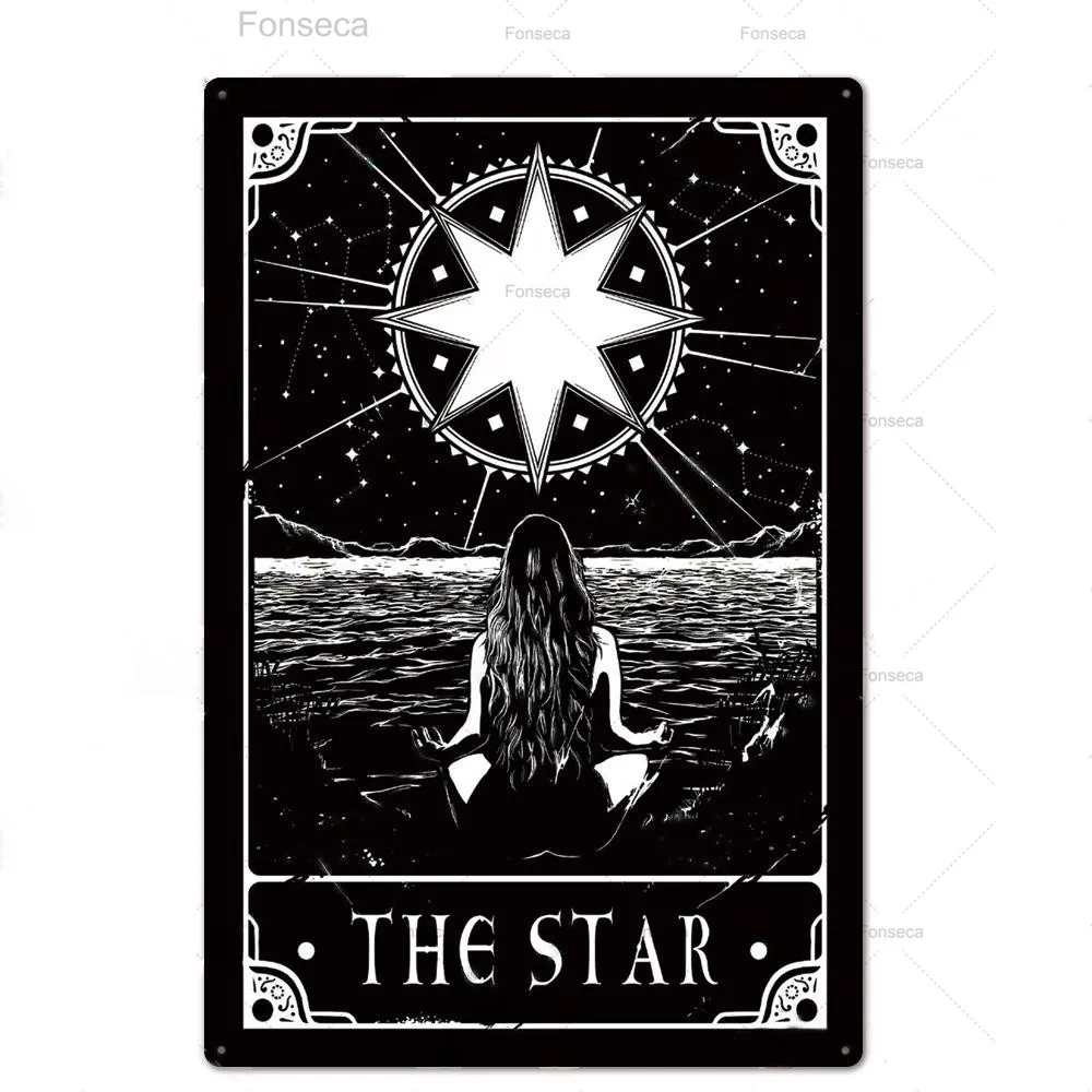 Металлический постер Tarot винтажный металлический знак жестяная вывеска