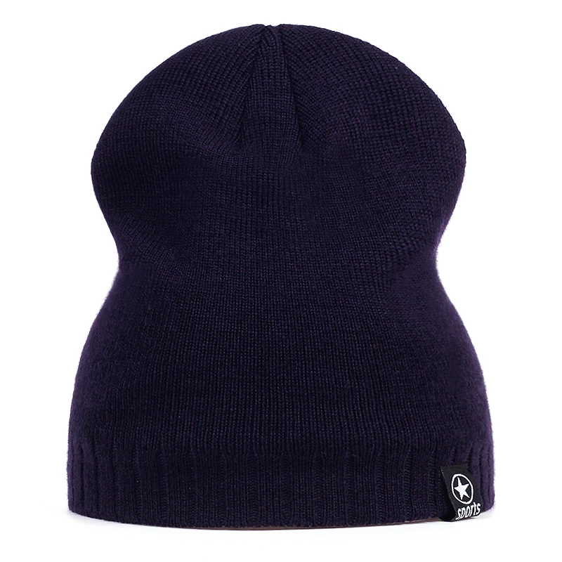 Модные зимние теплые шапки-бини шапки акриловые шапочки вязаная шапка в стиле