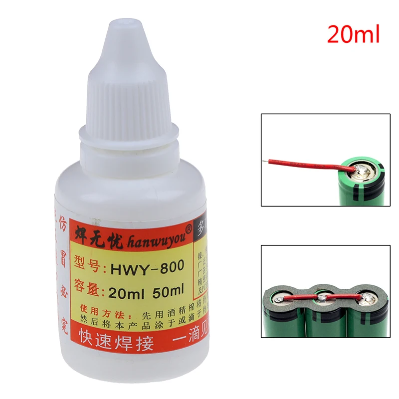 1PC 20ml Stainless Steel Liquid Flux Soldering Paste Flux Liquid Solders Water Durable Liquid Solders Best Price High Quality