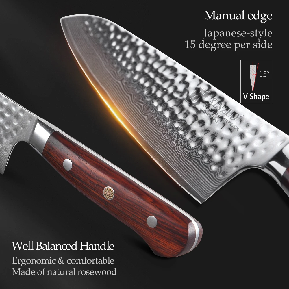 XINZUO набор кухонных ножей из 2 предметов японский нож шеф повара дамасской