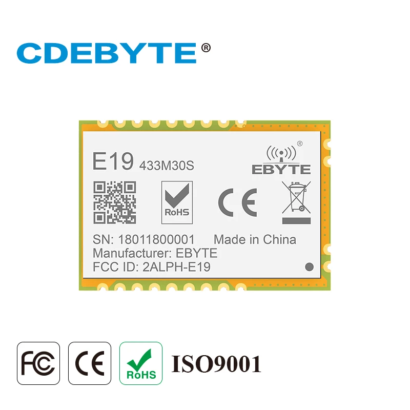 E19 433M30S SX1278 433 МГц 30 дБм LoRa SPI IoT Uhf беспроводной Радиочастотный приемопередатчик