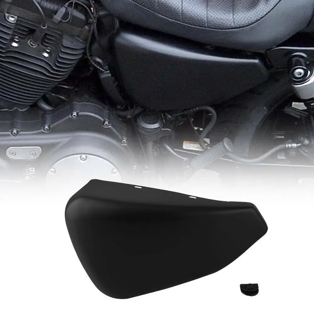 

Левая крышка аккумулятора мотоцикла для Harley Sportster XL883 XL1200 XL 883 XL 1200 Iron 2014-2019 2018 матовый черный