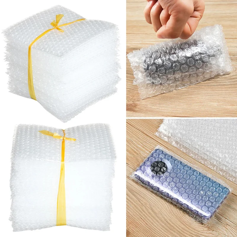 

5Pcs Plastic Bubble Bag Double Film Protective Bags Foam Packing Bags Shockproof Cushioning Covers Envelope Wrap Bubble Bags
