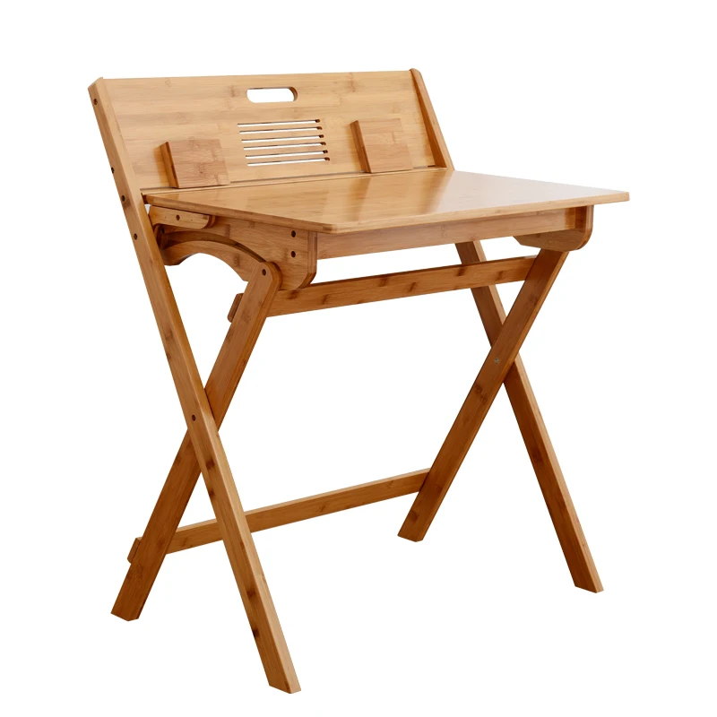 

Современный бамбуковый компьютерный стол складной стол бамбуковая мебель детский Рабочий стол для детей складной компактный Бамбуковый с...