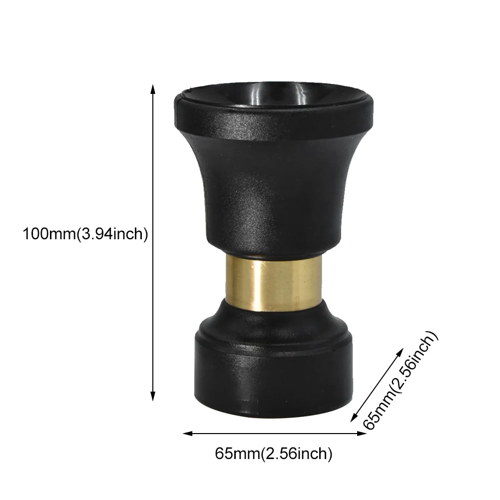 

Hose Nozzle Watering Sprinkler Zinc Alloy Sprayer Lawn High Pressure Jet Adjustable Twist Durable Outdoor For Firemen Cleaning