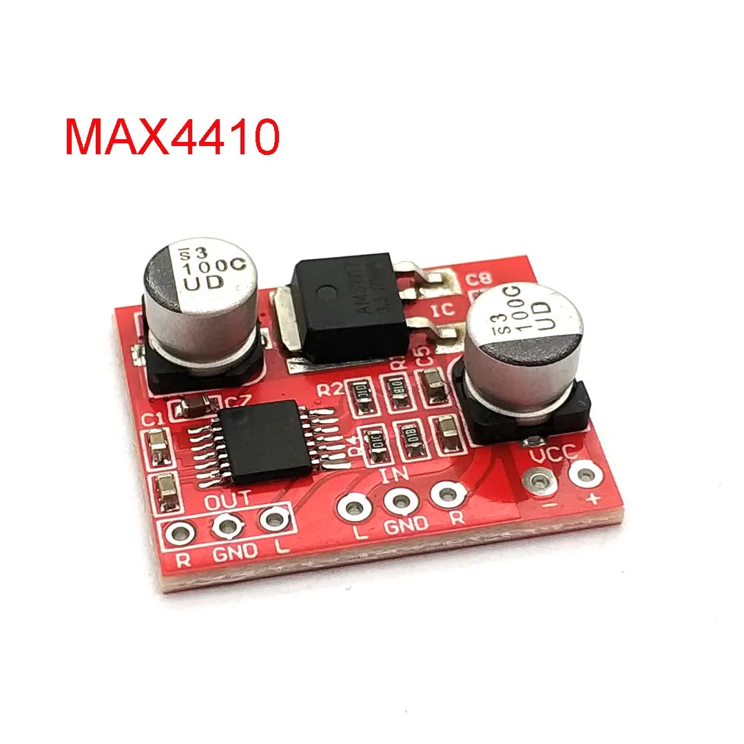 MAX4410 HIFI усилитель для наушников аудио плата аудио предусилитель плата AMP DC3-12V