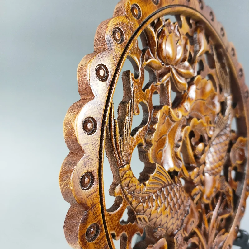 Изысканная круглая Китайская традиционная рукоделие фотография подарок камфора