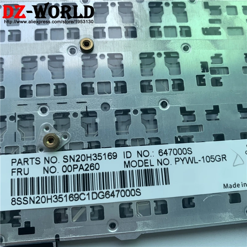 Новый оригинальный гр Греции греческая клавиатура для lenovo Thinkpad P50 P70 ноутбук Teclado