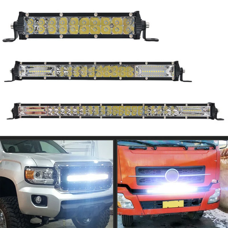 7 13 20 дюймов Автомобильный светодиодный рабочий светильник для внедорожных лодок