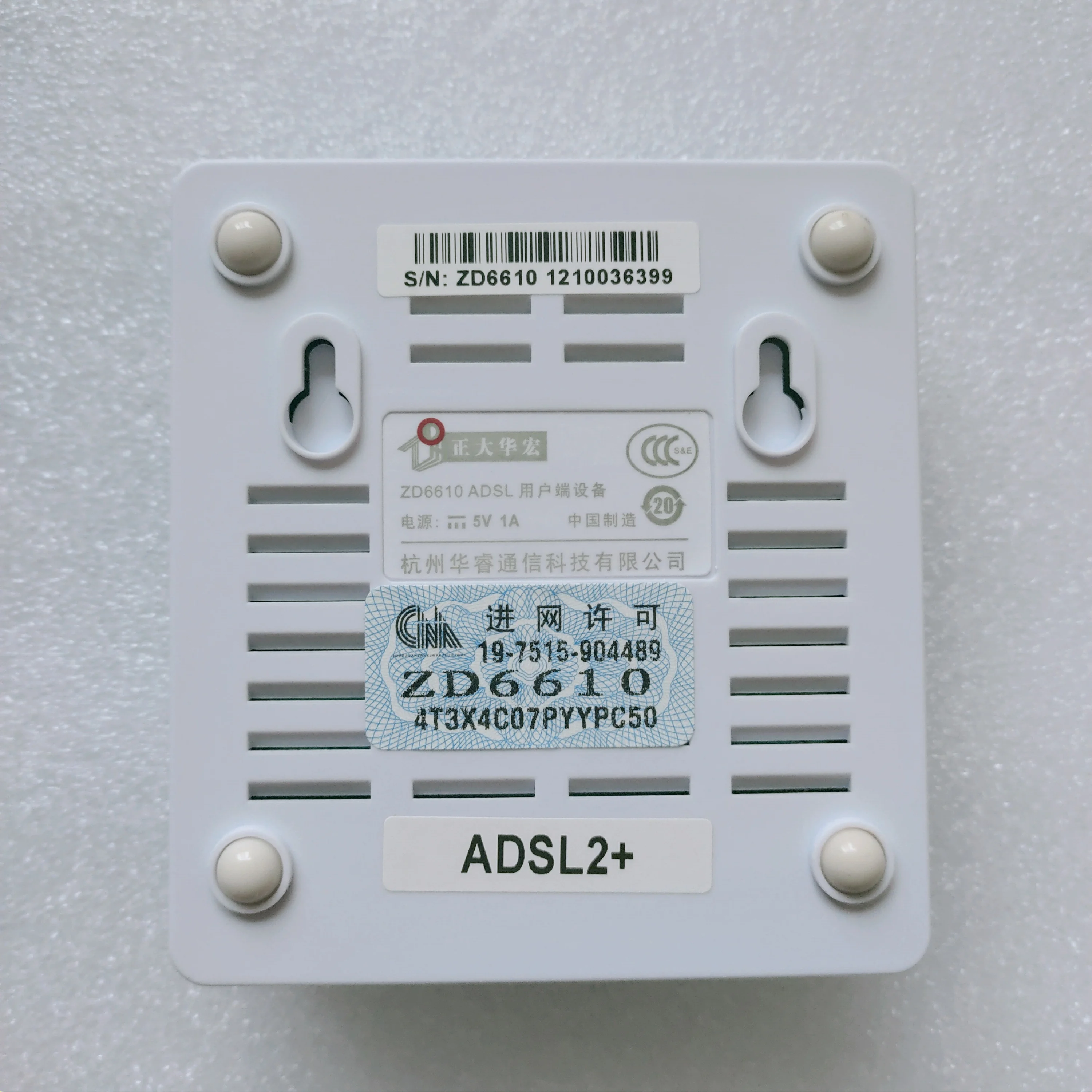 ZD Однопортовый ADSL модем ZD6610 ADSL2 + широкополосный телефонный вход|adsl2 modem| |