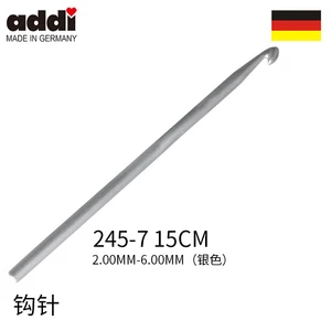 Addi 245-7 Wool Crochet Hook Knitting Crochet Hook Aluminium 2.0MM 3.0MM, 3.5MM,4.0MM, 5.0MM,5.5MM 6.0mm 7.00mm 8mm 10mm 12mm