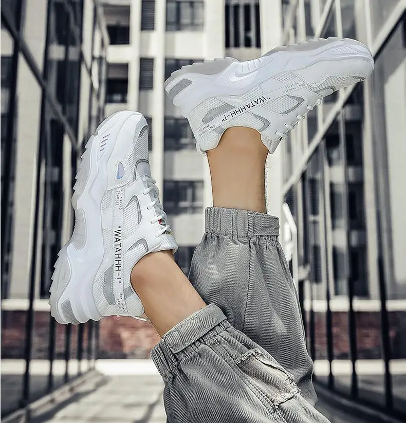 

JD-5203 men shoes designer sneakers zapatillas jogging shoes Reflective air mesh sport shoes casual running shoes