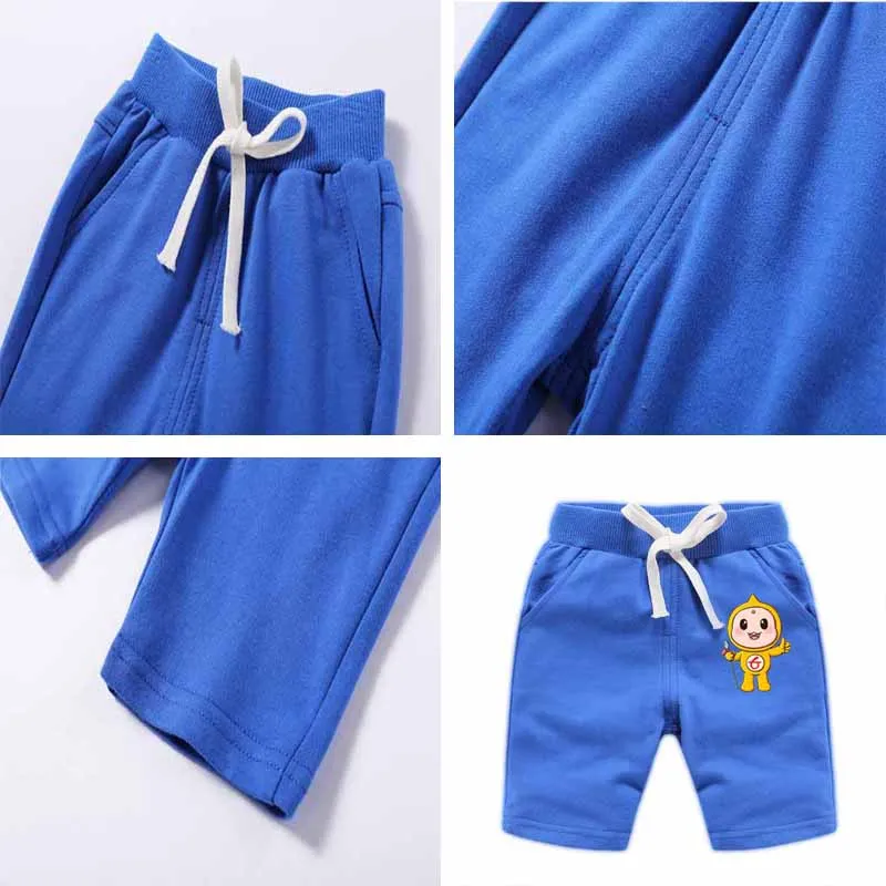 Pantalones cortos de verano para ni&ntilde;os de 2 a 12 a&ntilde;os, Shorts informales de algod&oacute;n para ni&ntilde;as peque&ntilde;as, bragas para ni&ntilde;os, pantalones deportivos cortos de playa para beb&eacute;s-3