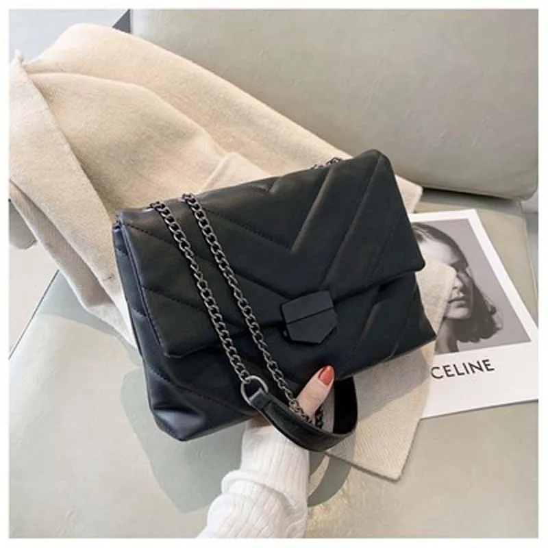 

Embroidery Thread Small PU Leather Crossbody Bags for Women 2021 Trend Hand Bag Women's Branded Trending Shoulder Handbags