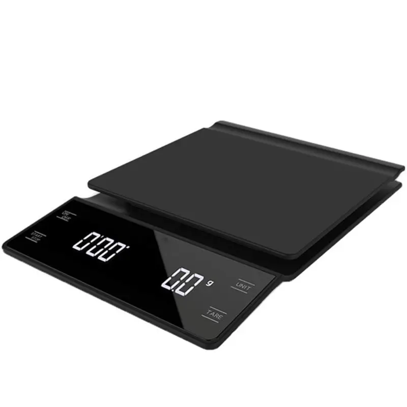 

Household Electronic 3kg/0.1g Drip Coffee Scale Precision Kitchen Scale w Timer C90A