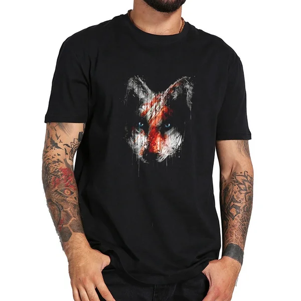 

wild rain Mens Fantasy T-shirts White Short Sleeve O-Neck Tops Tees Shirts summer