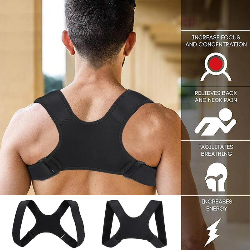 

Top Deals Spine Posture Corrector Protection Back Shoulder Posture Correction Band Humpback Back Pain Relief Corrector Brace