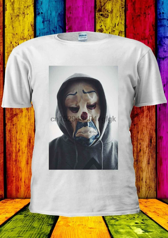 Футболка с кольцом клоуна и анонима для мужчин женщин унисекс 1331|Мужские
