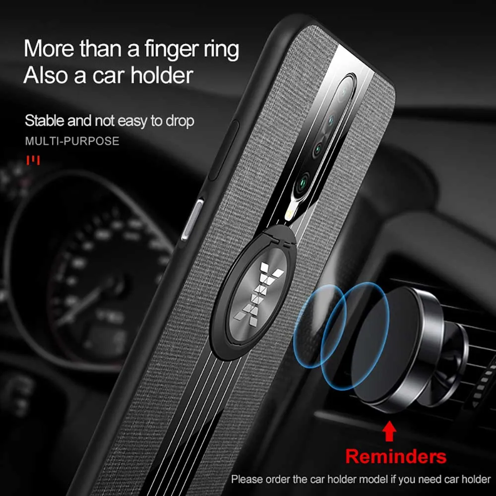 

For Xiaomi Redmi10XPro 5G 4G K30Pro K20Pro Phone case ,Leather Armor Cases Car Magnetic Ring Cover shell