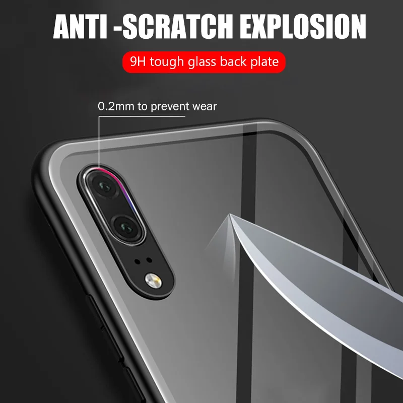 Магнитный металлический чехол для Huawei P30 P20 Honor 10 Mate 20 Pro P Smart 2019 Nova 3 3i 4 задняя