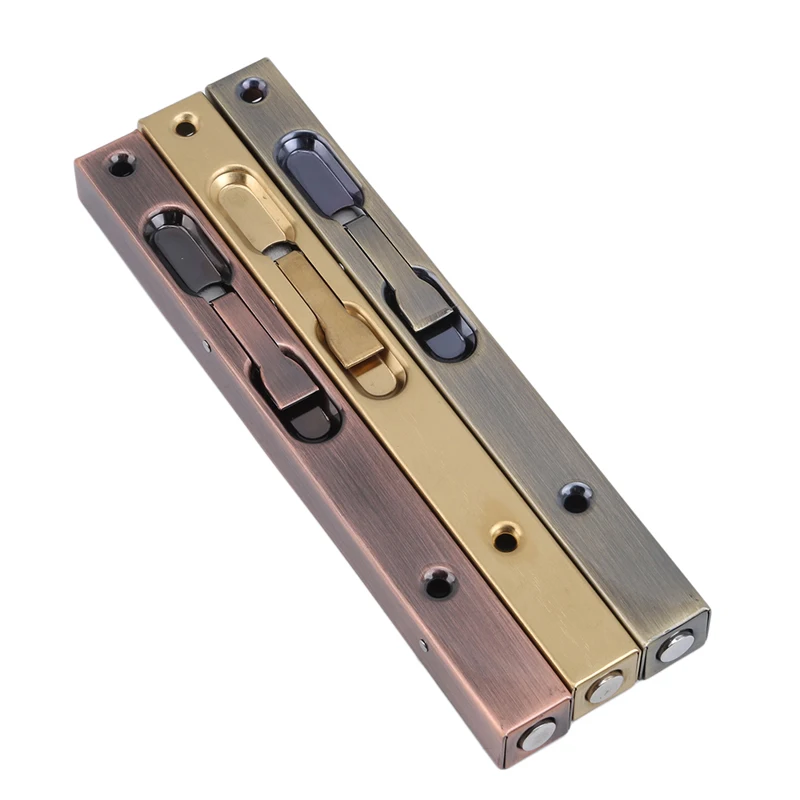Бронзовая защелка для домашних ворот дверей защитная Скользящий замок