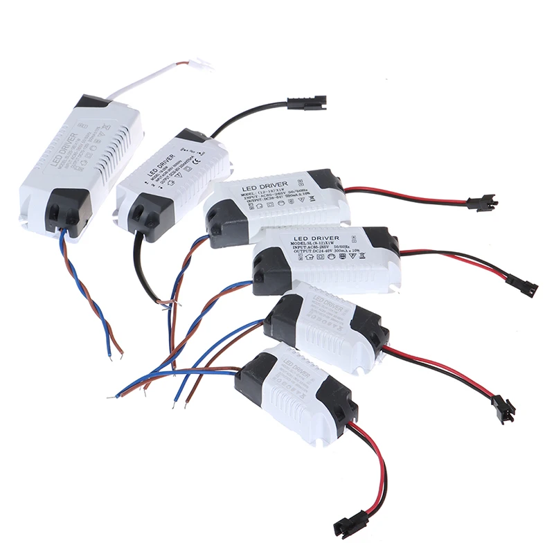 

1pc LED Driver Light Transformer Constant Current Power Supply Adapter 3W-36W Input Signal: 50/60HZ