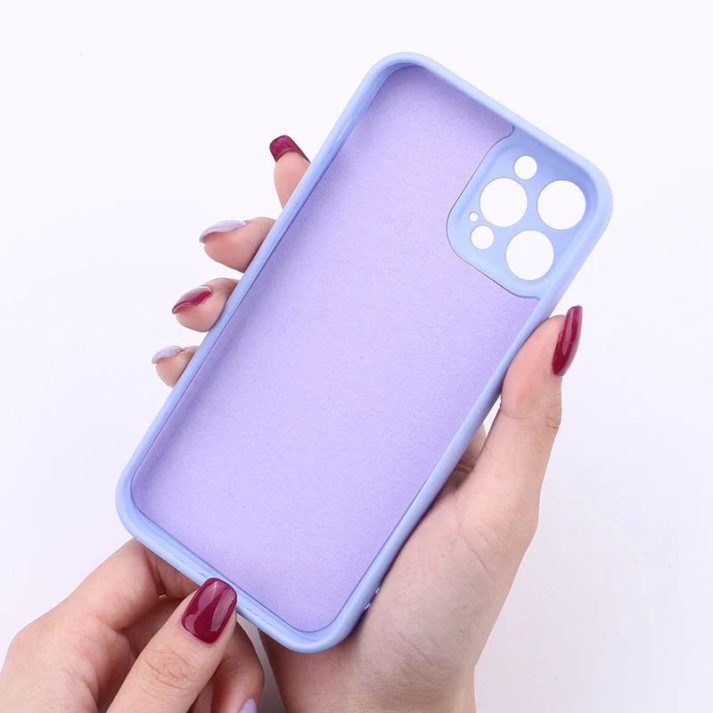 Rainbow Soft Liquid Silicone Phone Case Cover For iPhone 14 14ProMax 14Plus 13Promax 13 12 11 Shockproof Colourful Phone Shell