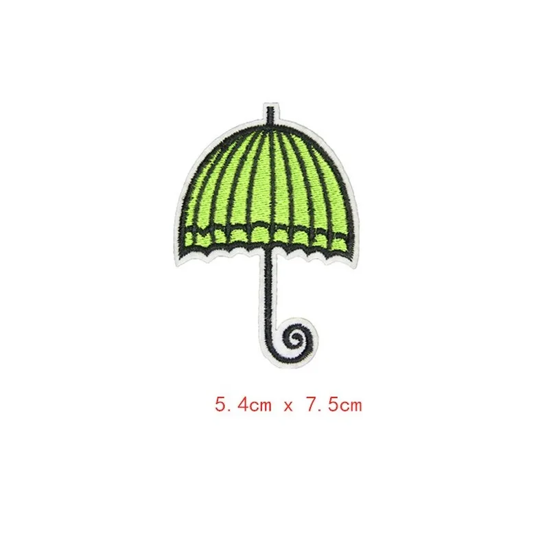50pcs/Lot Umbrella Girl Embroidery Patches Letters Clothing Decoration Accessories Diy Iron Heat Transfer Applique Bee | Дом и сад