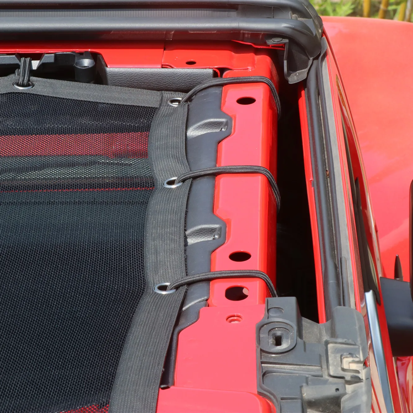 Солнцезащитная сетка с верхним покрытием для защиты от УФ-лучей на крышу Jeep Wrangler