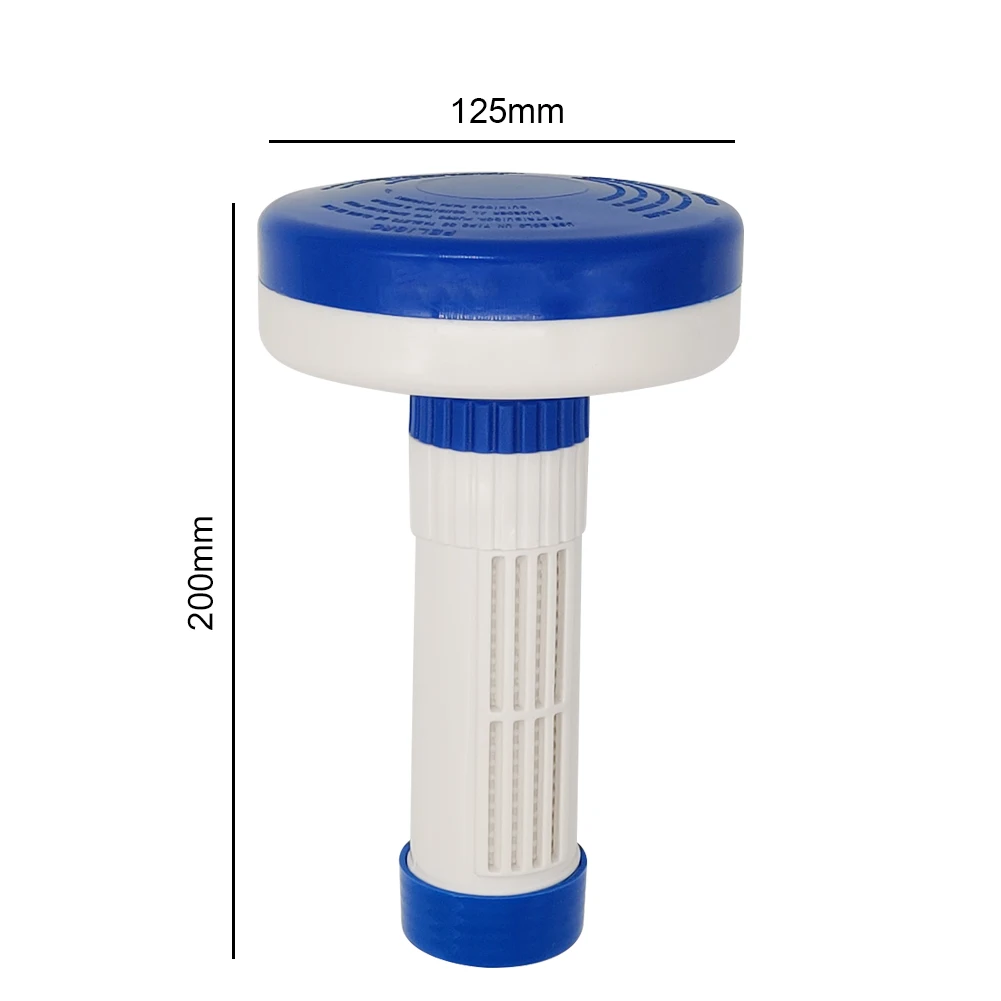 

Reusable Washable Biofoam Cleaner Pool Swimming Pool Afloat Drug Tablet Case Box Auto Chlorine Bromine Pill Dispenser