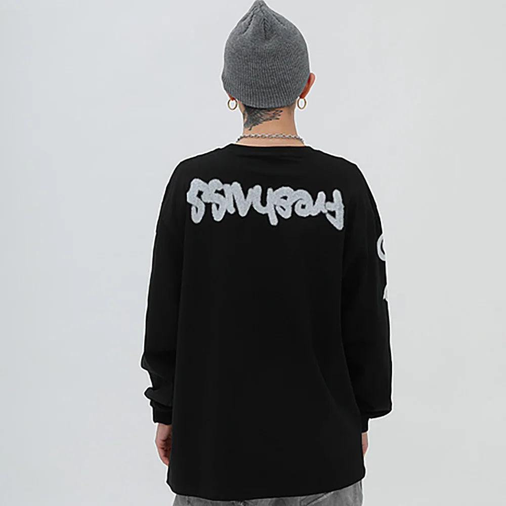 Толстовка мужская с круглым вырезом 2020 хлопок | Мужская одежда