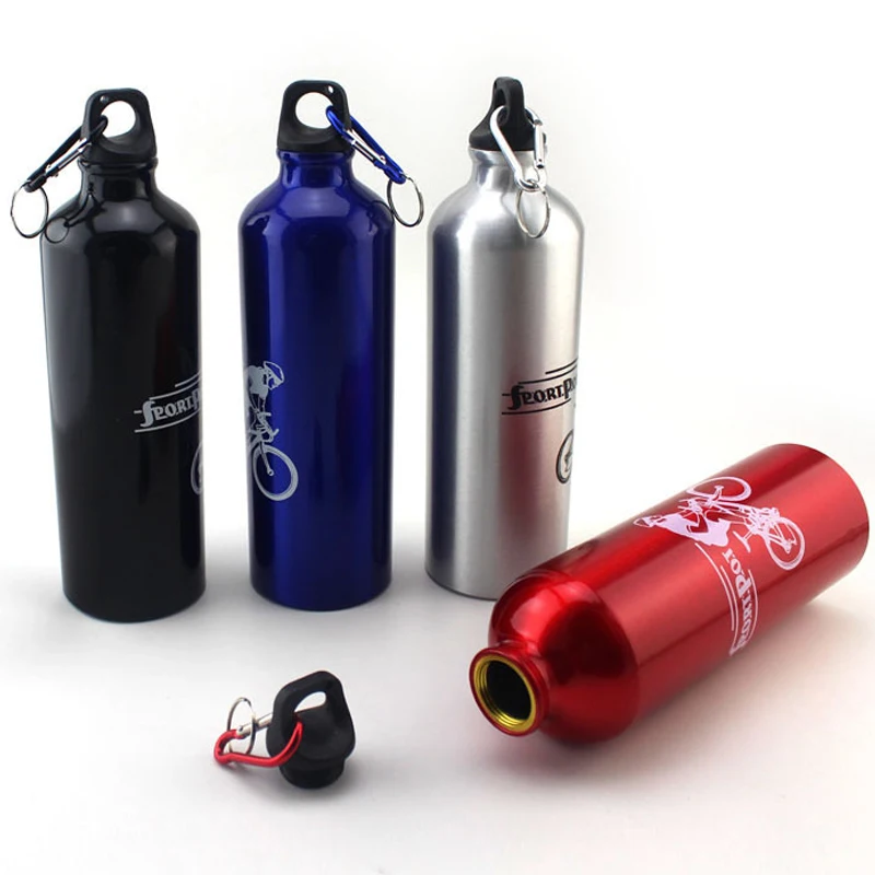 

New sports bike riding Water Bottle 400-750ml outdoor portable aluminum camping climbing Water Bottles Explosive sales 3