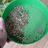 plastic garden sieve riddle green for compost soil stone mesh soil sieve filtration large stones and twig from soil garden tool