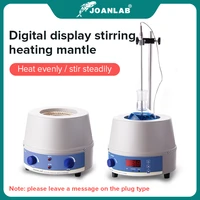joanlab official store 1000ml digital electric heating mantle magnetic stirrer lab equipment with thermal regulator 110v to 220v