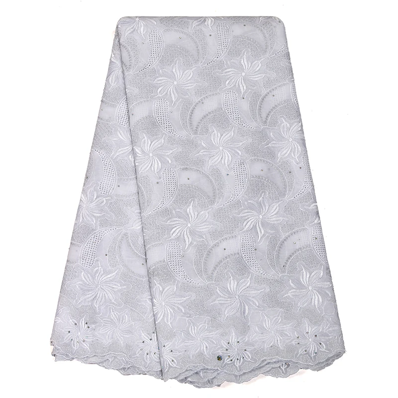 Bestway High Quality Swiss Voile Laces In Switzerland 100% Cotton African Dry Lace Fabric Nigerian Women/Man's | Дом и сад