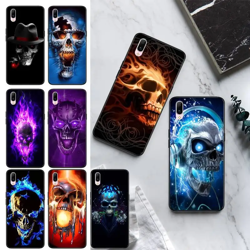 LJHYDFCNB крутой чехол для телефона с черепом VIVO Y97 95 85 83 81 79 75 71 Y91 U1 91i 81S