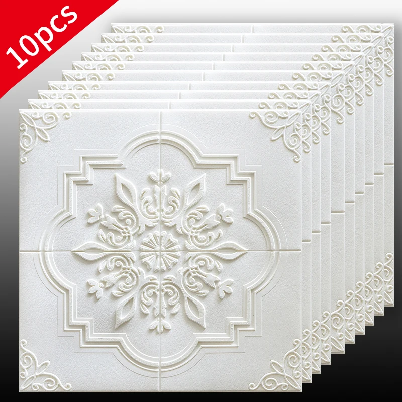 Самоклеящаяся 3D плитка каменная Наклейка на стену foamwallpaper декор для стен и