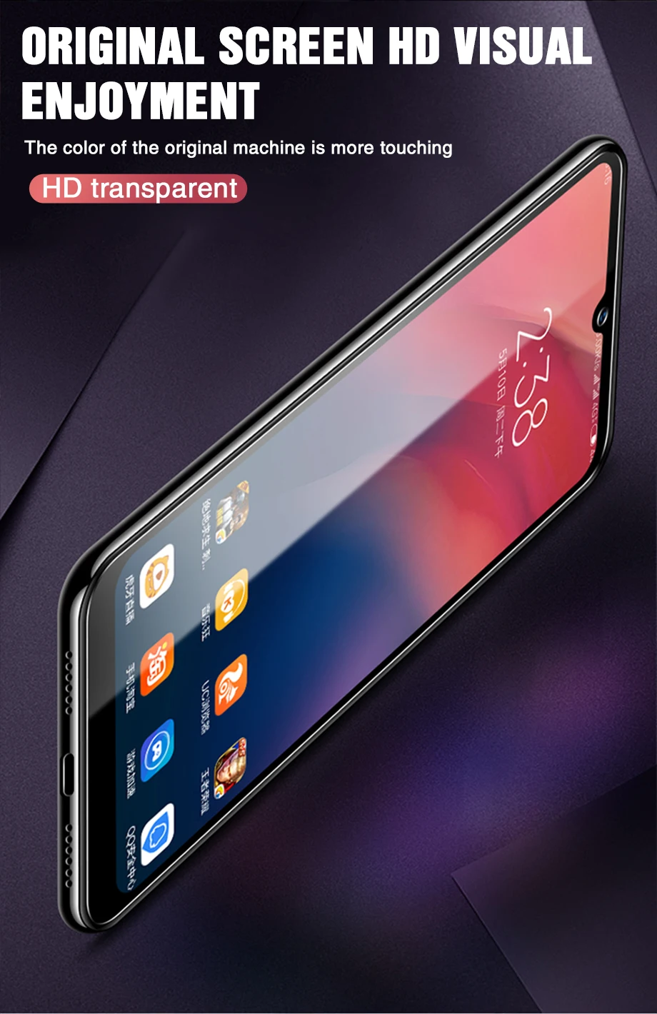 3 шт. полное покрытие из закаленного стекла для Xiaomi Redmi Note 7 8 6 5 Pro 5A Защита экрана для Redmi 6A 5A 6 PRO Защитная стеклянная пленка
