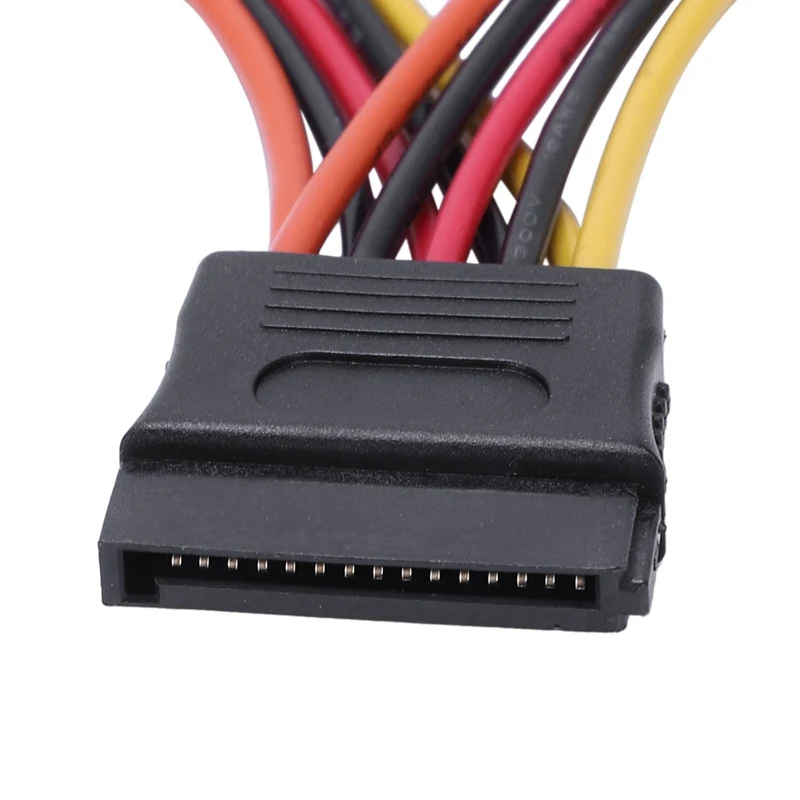Sata Hard Drive Power Cord 15Pin One Minute Two Three Transfer Cable Male To Female | Электроника