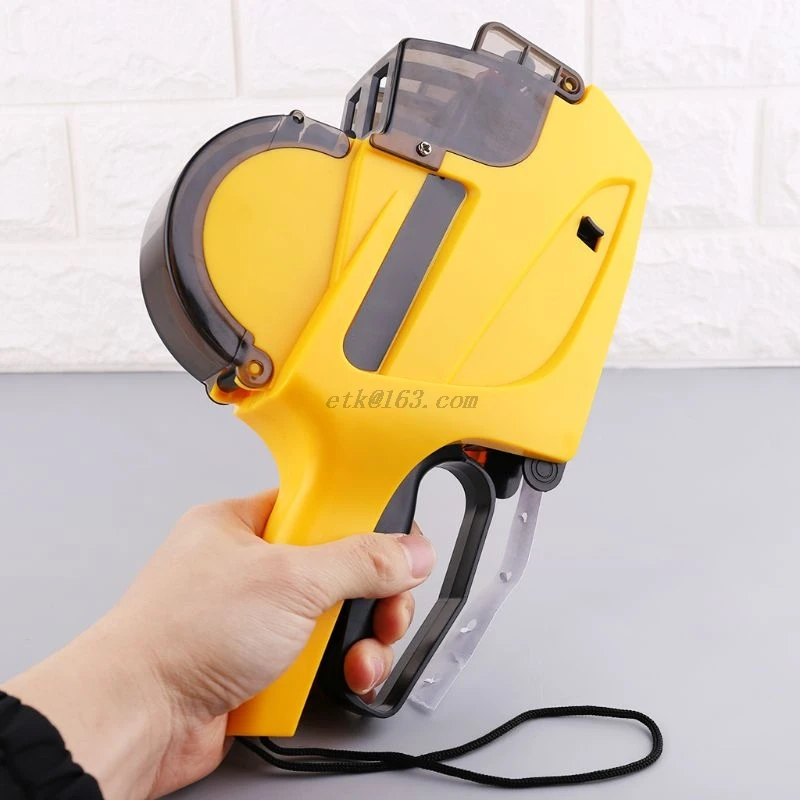 Маркер метки 10 цифр 2 линии цена на пистолет этикетка для супермаркета розничная