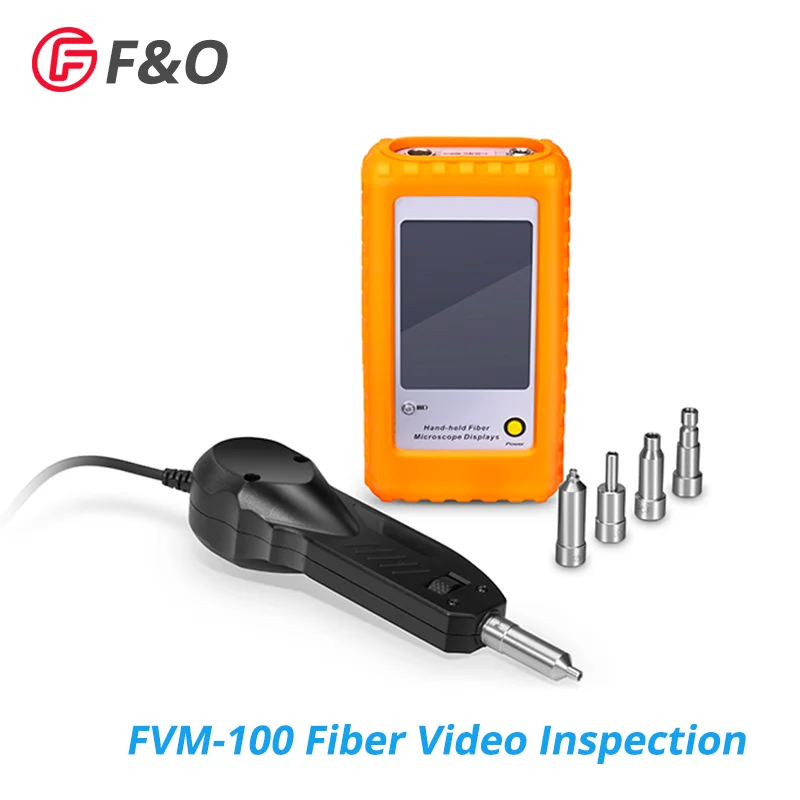 

FVM-100 Fiber Video Inspection Probe Microscope Fiber Optic End Face Inspection Fiber Connector End Face Detector