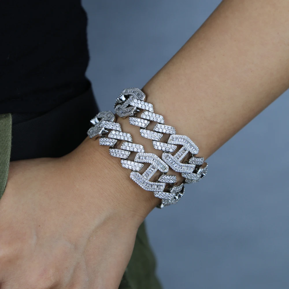 Женский браслет в стиле хип-хоп с фианитом | Украшения и аксессуары