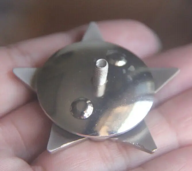 Подарочная металлическая брошь для косплея на Хэллоуин красная звезда