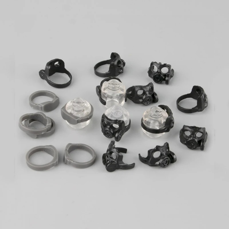 WW2 солдат маски модель строительные блоки военный спецназ армейский противогаз